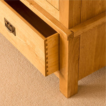 Load image into Gallery viewer, Lanner Oak Triple Wardrobe &amp; Drawers
