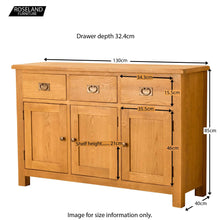 Load image into Gallery viewer, Lanner Oak Large Sideboard
