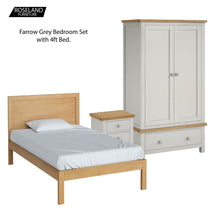 Load image into Gallery viewer, Farrow Grey 4&#39; Bed Set
