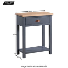 Load image into Gallery viewer, Richmond Oak One Drawer Console Table
