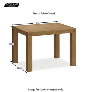 Abbey Grande 110cm  Extending Table