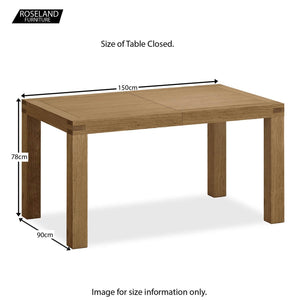 Abbey Grande 150cm-200cm Extending Table