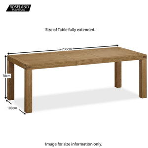 Abbey Grande 180cm-230cm Extending Table