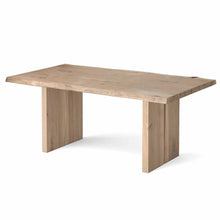 Load image into Gallery viewer, Oak Mill 180cm Dining Table - Wood Base - White Oil
