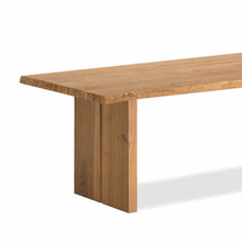 Load image into Gallery viewer, Oak Mill 180cm Dining Table - Wood Base - Waxed Oak
