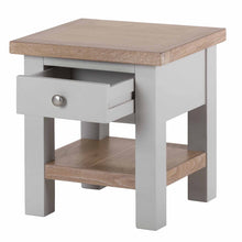 Load image into Gallery viewer, Charlestown Grey Side Table with Drawer

