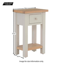 Load image into Gallery viewer, Charlestown Grey Telephone Table
