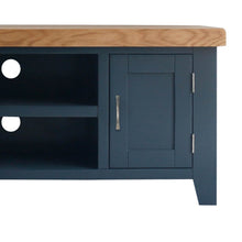 Load image into Gallery viewer, Chatsworth Blue 120cm Large TV Stand

