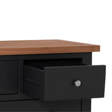 Load image into Gallery viewer, Charlestown Black 2 Over 3 Drawer Chest of Drawers

