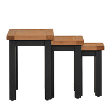 Load image into Gallery viewer, Charlestown Black Nest of 3 Tables
