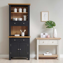 Load image into Gallery viewer, Charlestown Black 2 Drawer Hutch
