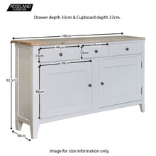 Load image into Gallery viewer, Signature Grey Large Sideboard
