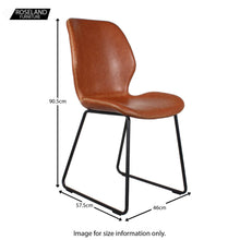 Load image into Gallery viewer, Denver Dining Chair with Black Legs - Set of 2 Chairs
