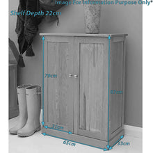 Load image into Gallery viewer, Mobel Oak Shoe Cupboard

