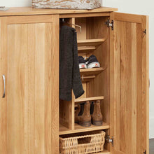 Load image into Gallery viewer, Mobel Oak Extra Large Shoe Cupboard
