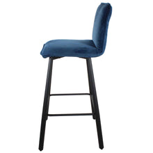 Load image into Gallery viewer, Whitney Velvet Bar Stool - Set of 2 Stools
