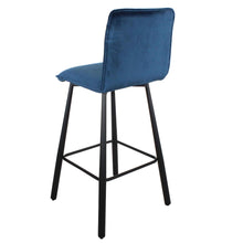 Load image into Gallery viewer, Whitney Velvet Bar Stool - Set of 2 Stools
