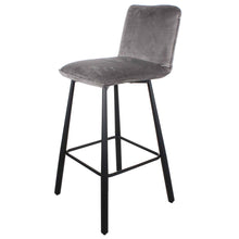 Load image into Gallery viewer, Whitney Velvet Bar Stool - Set of 2 Stools
