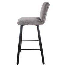 Load image into Gallery viewer, Whitney Velvet Bar Stool - Set of 2 Stools
