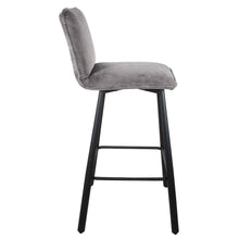 Load image into Gallery viewer, Whitney Velvet Bar Stool - Set of 2 Stools
