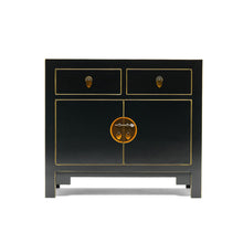 Load image into Gallery viewer, The Nine Schools Qing Black and Gilt Small Sideboard
