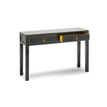 Load image into Gallery viewer, The Nine Schools Oriental Black Large Console Table
