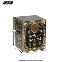 Load image into Gallery viewer, The Nine Schools Oriental Decorated Black Trunk
