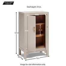Load image into Gallery viewer, The Nine Schools Qing Oyster Grey Medium Cabinet
