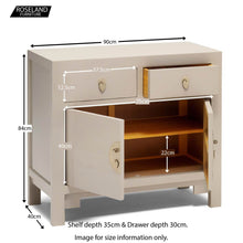 Load image into Gallery viewer, The Nine Schools Qing Oyster Grey Medium Sideboard
