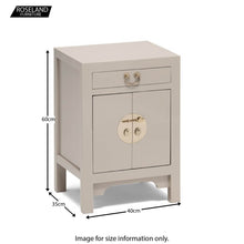 Load image into Gallery viewer, The Nine Schools Qing Oyster Grey Small Cabinet
