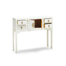 Load image into Gallery viewer, The Nine Schools Oriental White Small Console Table
