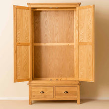 Load image into Gallery viewer, Roseland Oak Double Wardrobe &amp; Drawers
