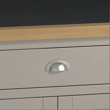 Load image into Gallery viewer, Padstow Grey Large Kitchen Island
