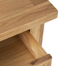 Load image into Gallery viewer, Charlestown Oak Side Table with Drawer
