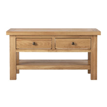 Load image into Gallery viewer, Charlestown Oak Coffee Table with 2 Drawers
