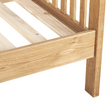 Load image into Gallery viewer, Charlestown Oak 4ft 6in Double Bed Frame
