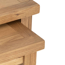 Load image into Gallery viewer, Charlestown Oak Nest of 2 Tables

