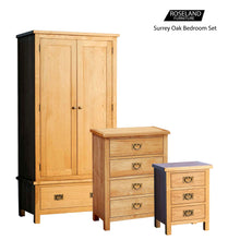 Load image into Gallery viewer, Surrey Oak Bedroom Set - 4 Drawer Chest
