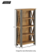 Load image into Gallery viewer, Urban Elegance Reclaimed Small Bookcase

