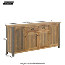 Load image into Gallery viewer, Urban Elegance Extra Large Sideboard
