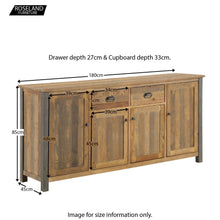 Load image into Gallery viewer, Urban Elegance Extra Large Sideboard
