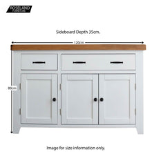 Load image into Gallery viewer, Chatsworth White Large Sideboard
