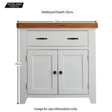 Load image into Gallery viewer, Chatsworth White Mini Sideboard
